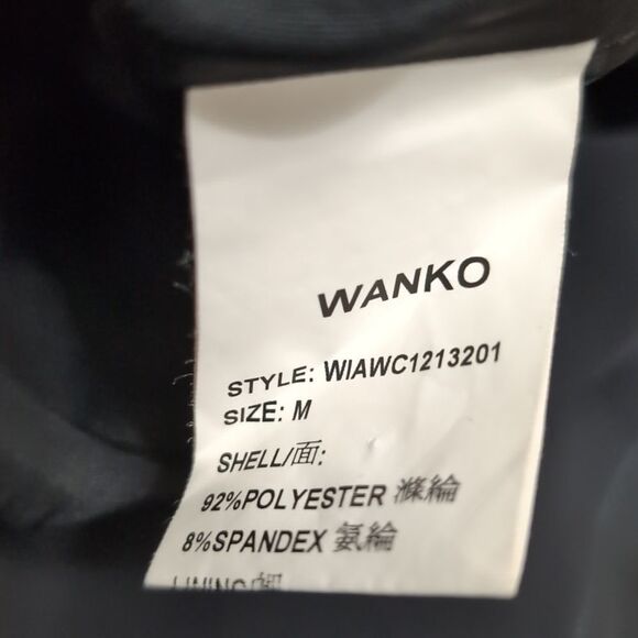 Wanko timeless trench black whitestich accent trench coat size s EUR size 36 - Picture 8 of 12